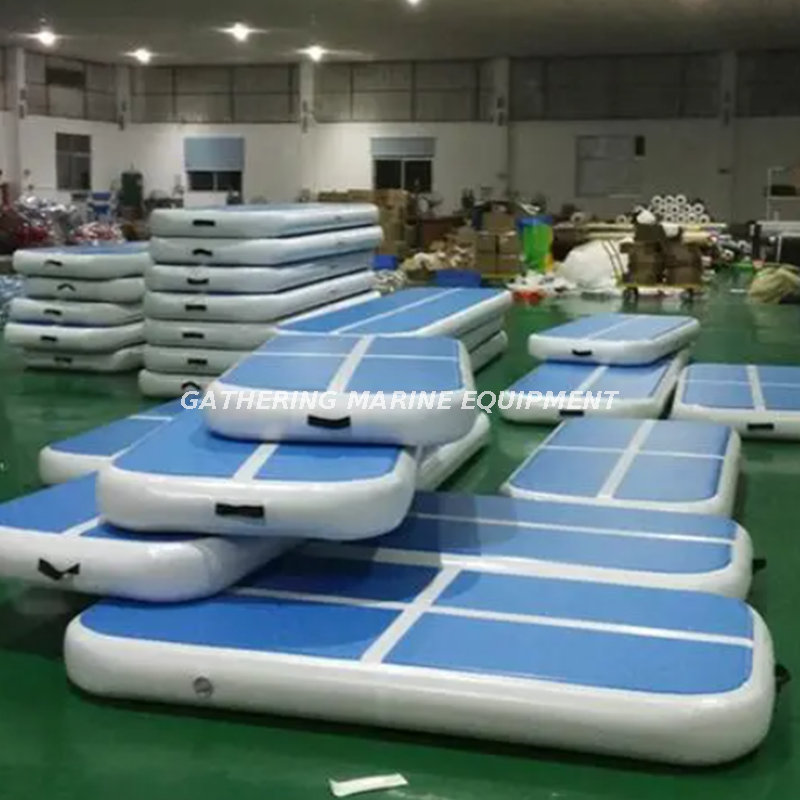 Aufblasbare schwimmende Wasser-Yogamatte für schwimmende Wassersportarten