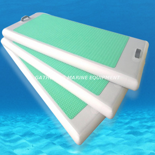 Aufblasbare schwimmende Wasser-Yogamatte für schwimmende Wassersportarten