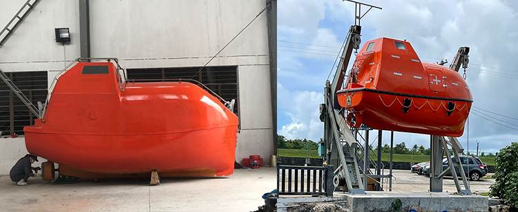 geschlossenes Rettungsboot80