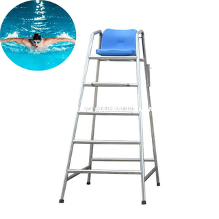 Poolstuhl, Rettungsstuhl, Schwimmbadstuhl mit Rettungsring