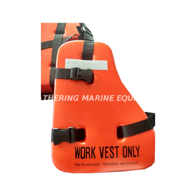 Marine 150N dreiteilige Schwimmweste, Arbeitsjacke aus PVC-Schaum, Ölplattformweste