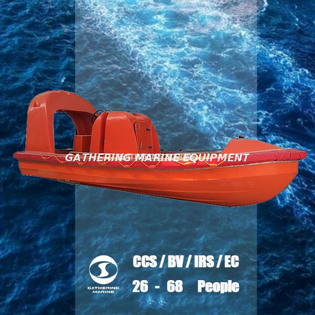 Schnelles Rettungsboot aus Fiberglas FRC SOLAS für 6 bis 15 Personen