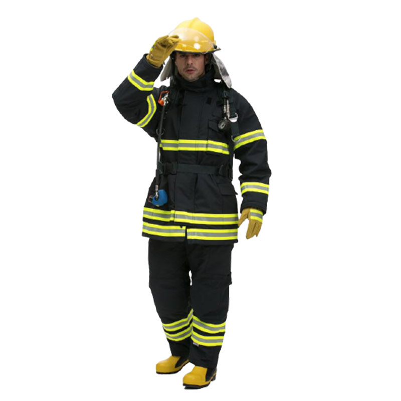 EN-Standard-Feuerwehr-Sicherheitsausrüstung Intensiver Feuernähe-Feuerschutzanzug zu verkaufen3 