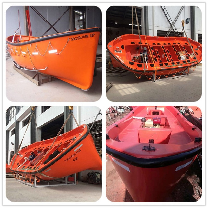 Offenes Rettungsboot Offenes 