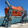 China Gathering Marine Totally Enclosed Lifeboat Davit Schwerkraft-Davits 