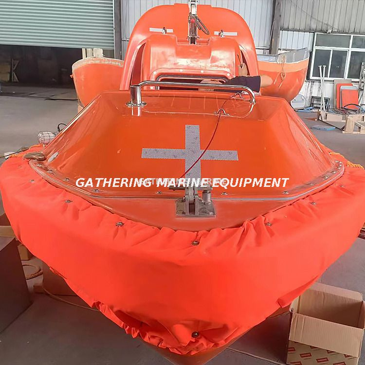 Schnelles Rettungsboot aus Fiberglas FRC SOLAS für 6 bis 15 Personen