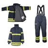 EN-Standard-Feuerschutzanzug, wasserdicht, feuerfest, Feuerwehranzug, Feuerwehr-Overall, Feuerwehr-Outfit