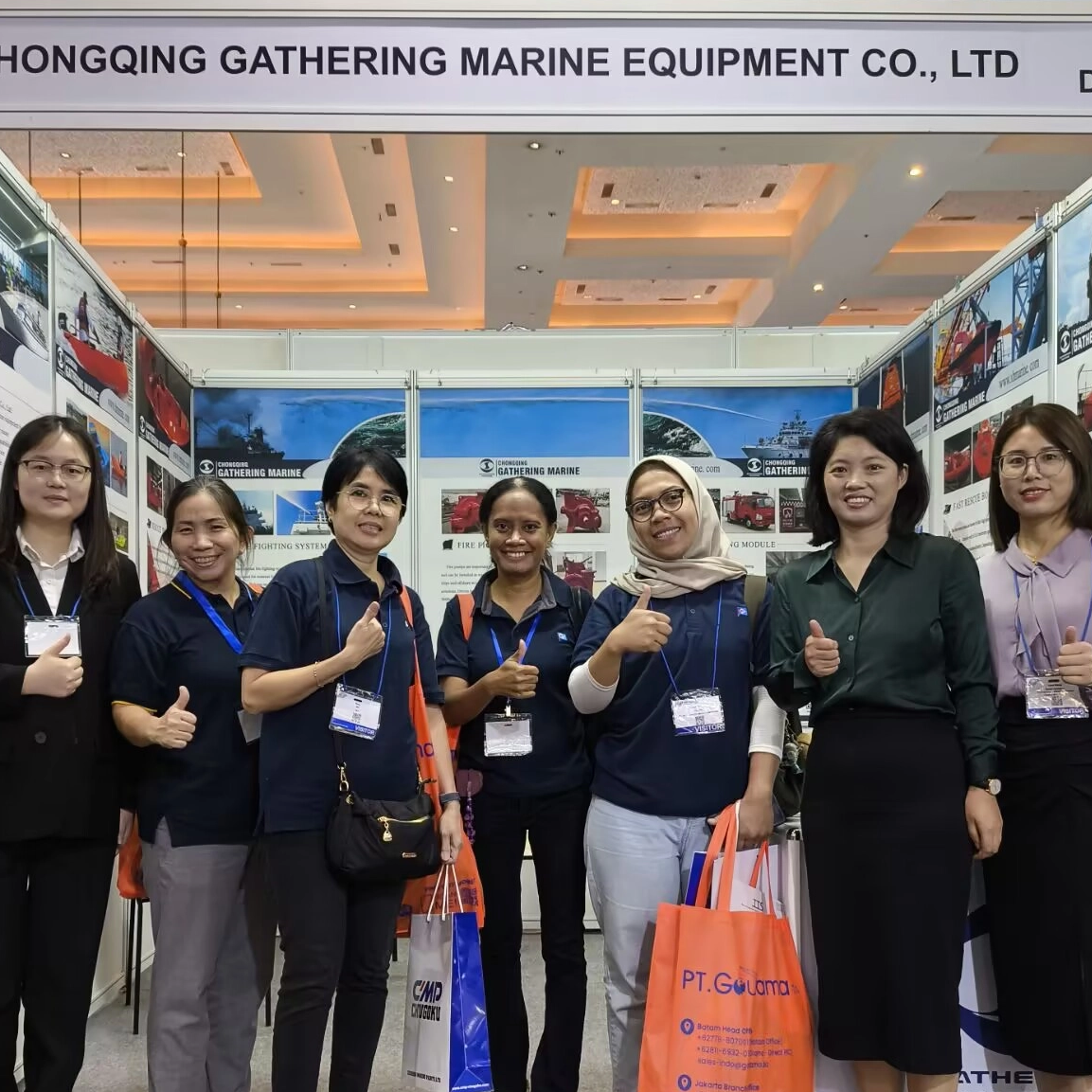 2025 Indonesien Internationale Schifffahrtsausstellung – Präsentation unserer professionellen Stärke im Bereich Schiffsausrüstung