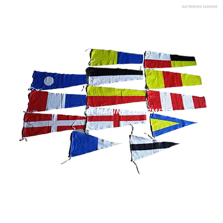 Marine-Signalflaggen Internationale maritime Signalflagge aus Polyester zu verkaufen