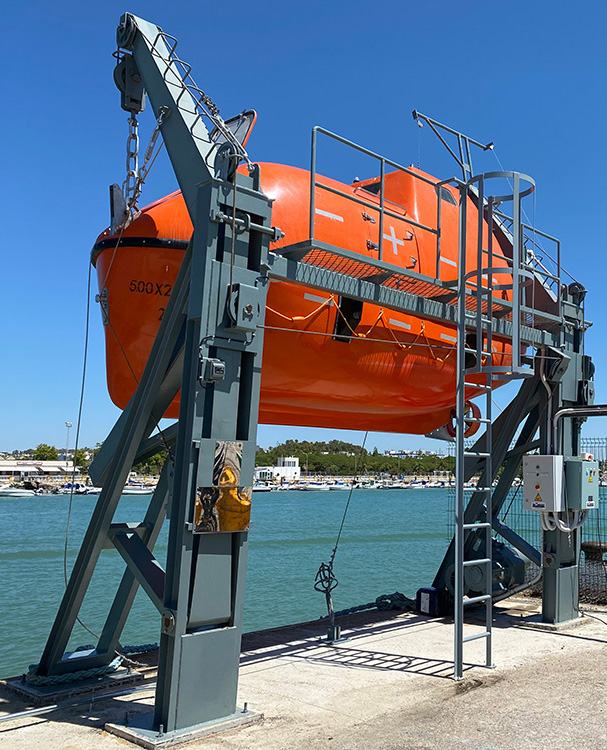 Spanien Crew Training Center – Rettungsboot und Rettungsboot