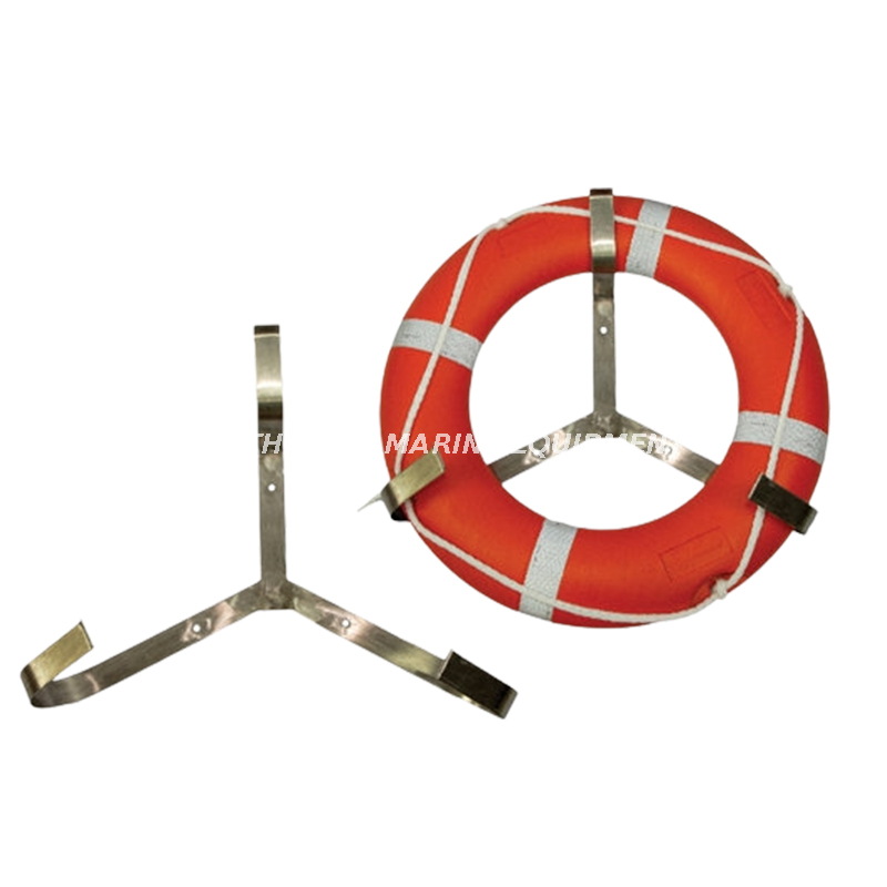 4,3 kg Rettungsring-Halterung, Edelstahl-Rettungsring-Montagehalterung