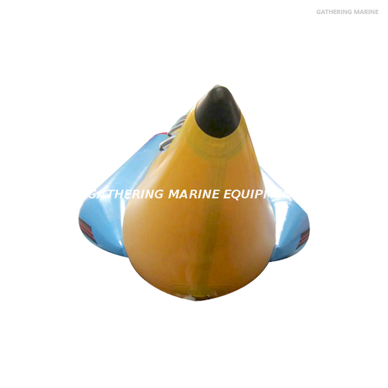 3-10 Personen PVC Towable Banana Boat Water Park Aufblasbares Fliegenfischboot