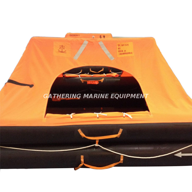 Kleines aufblasbares Rettungsinsel-Freizeit-Rettungsfloß des Handwerks-Rettungsfloße-ISO9650 für Yacht