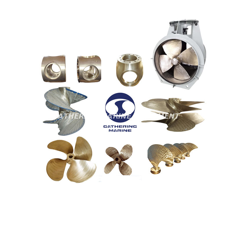 Schiffsantrieb Spezialdesign-Bootspropeller Kundenspezifischer Kupfer-Marinepropeller