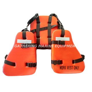 Marine 150N dreiteilige Schwimmweste, Arbeitsjacke aus PVC-Schaum, Ölplattformweste