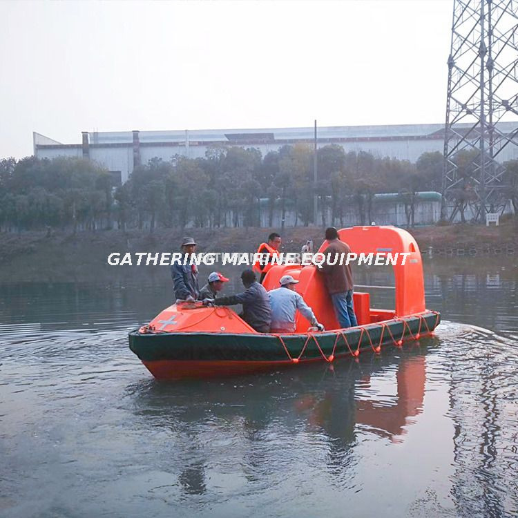 Schnelles Rettungsboot aus Fiberglas FRC SOLAS für 6 bis 15 Personen