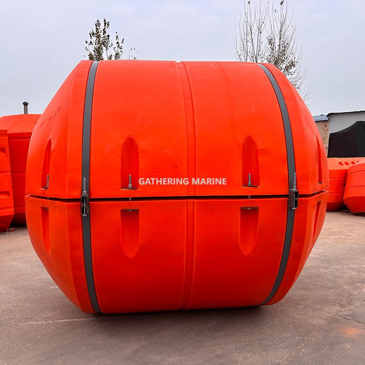 Marine Gebrauchte Baggerrohrschwimmerboje Kunststoffbaggerrohrschwimmer Pontonschwimmer