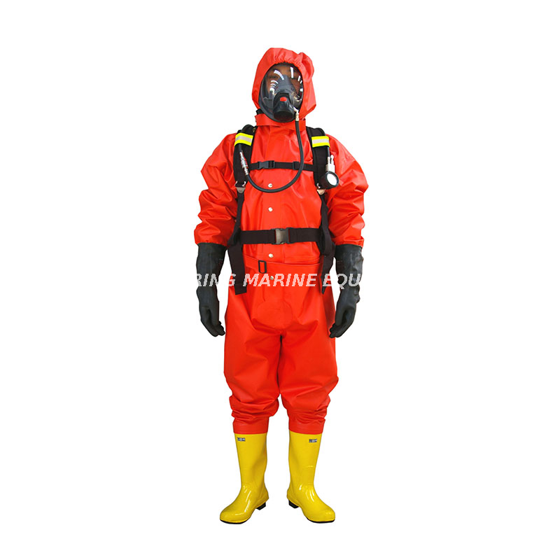 Schwerer CR-Neopren-Chemikalienanzug zum Schutz vor chemischen Gefahren