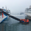  Geneigtes Marine-Evakuierungssystem mit Einzelkanalschurre