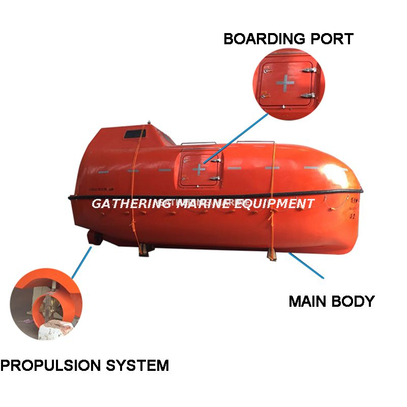 Offshore-Plattform TEMPSC Bohrinsel-Rettungsboot