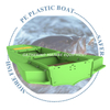 Grün/blau/graues PE-Kunststoff-Fischerboot, faltbares Wassersportboot