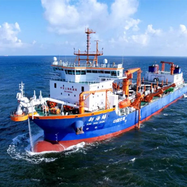 Zwei von der China State Shipbuilding Corporation 708 entwickelte und konstruierte Baggertypen wurden geliefert und mit dem Bau begonnen!