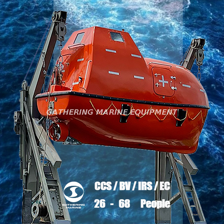 SOLAS Life Boats Völlig geschlossenes Rettungsboot mit Schwerkraft-Davit