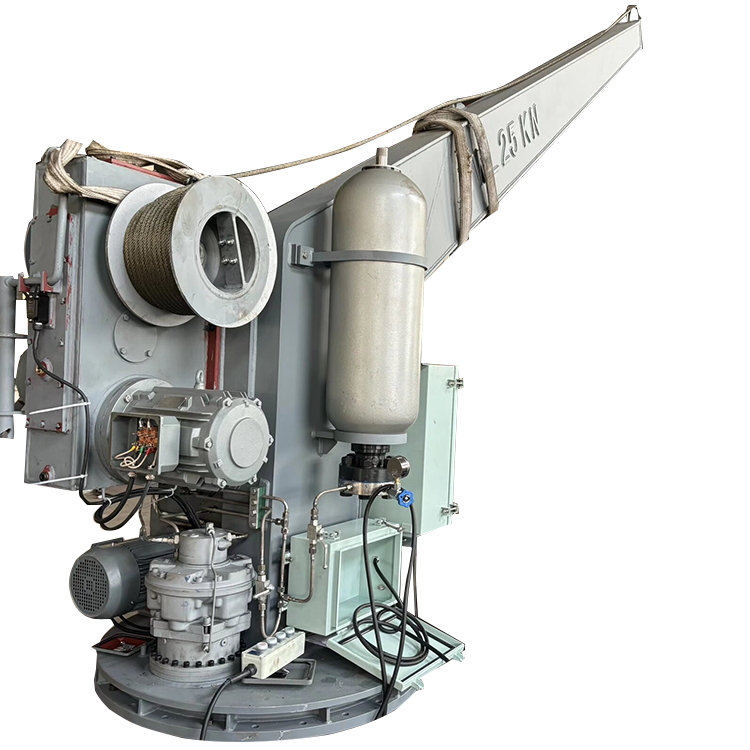 Einarmiger Davit png