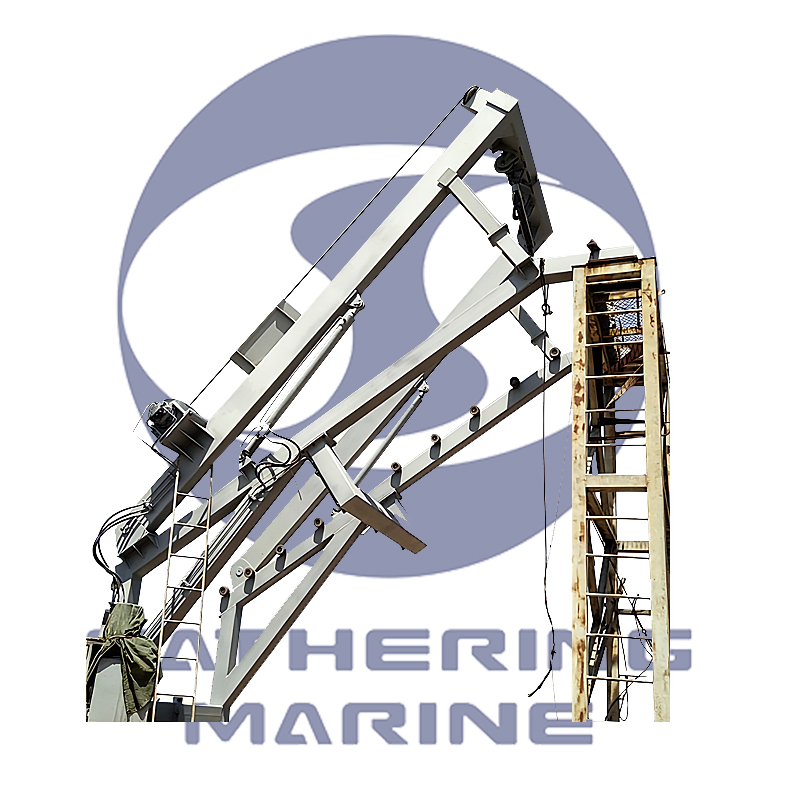 Freifall-Davit